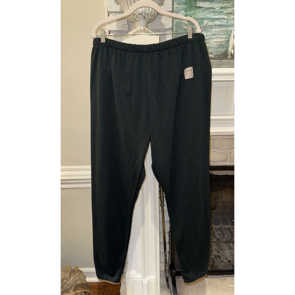 VINTAGE CC FILSON Pants Fleece Thermal Base Layer Hunting Black Joggers XXL RARE